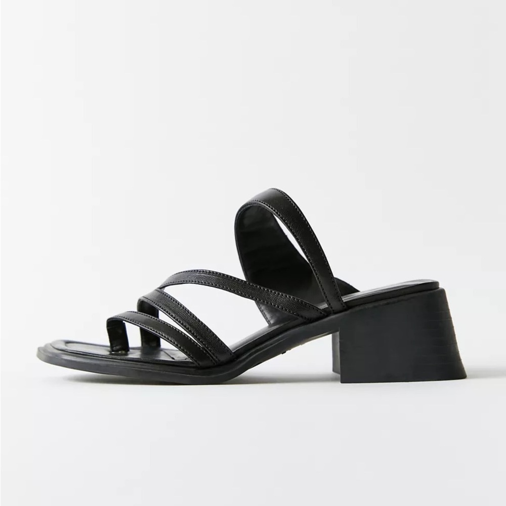 NEW VAGABOND INES STRAPPY SANDALS IN BLACK LEATHER 40 10 - Picture 3 of 9